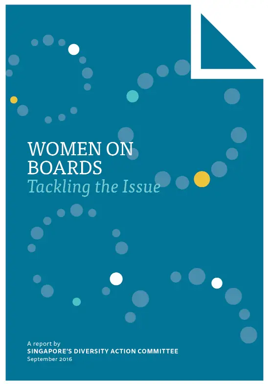 Women on boards tackling the issue cover