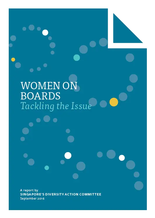 Women on Boards Tackling the Issue cover 2